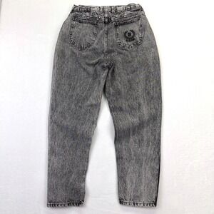 PS Gitano Jeans Womens 16 Gray Acid Wash High Rise Mom Vintage 80s 90s USA Made